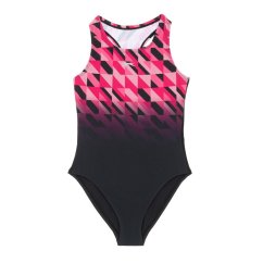 Slazenger Kids' Slaz One Piece Swimsuit Black/Pink