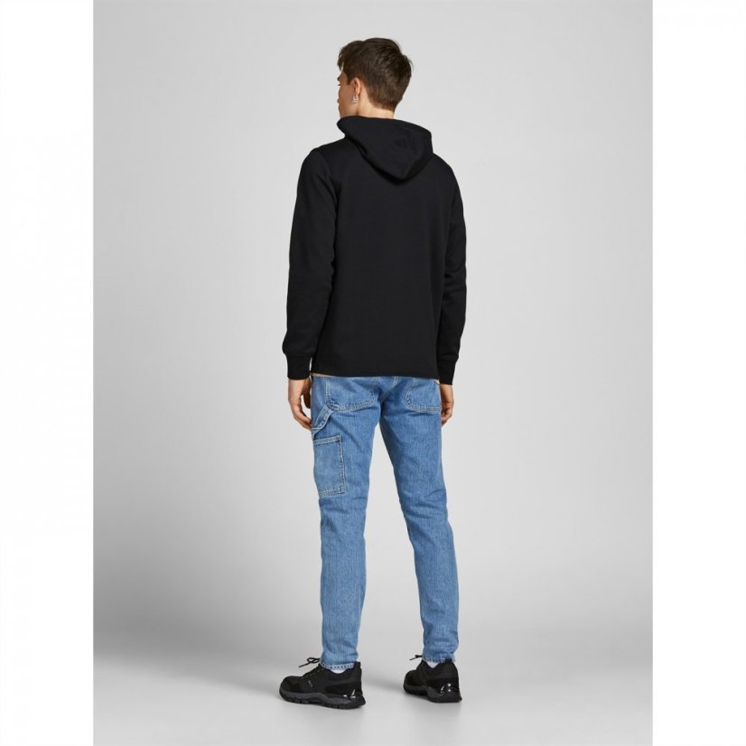 Jack and Jones Coair Full Zip Hoodie Black