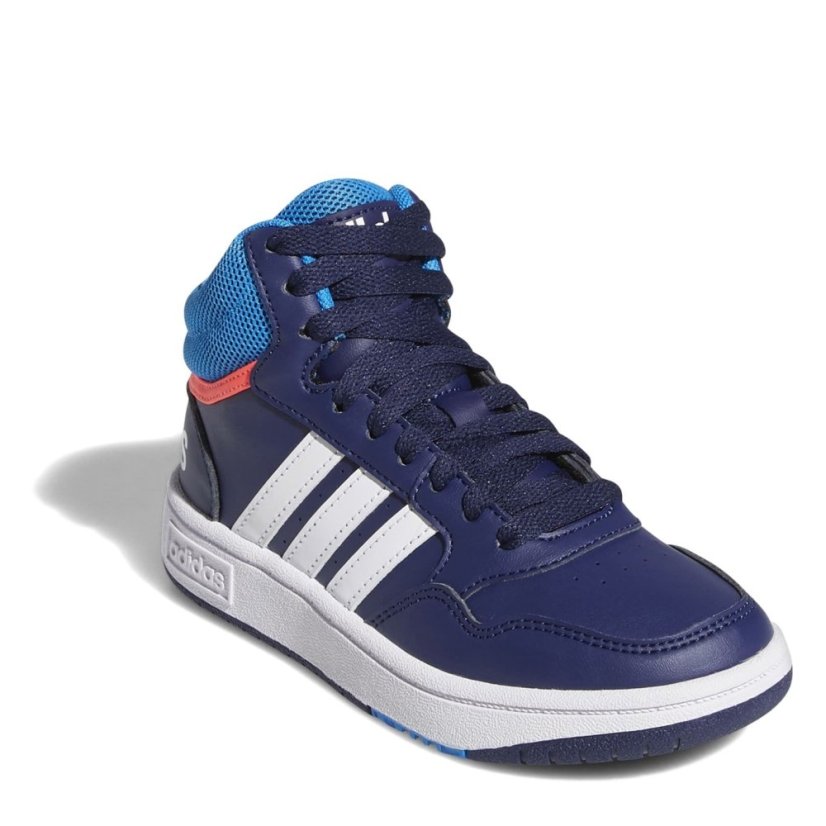 adidas Hoops Mid Shoes Dk Blu/Turbo