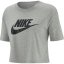 Nike Futura Cropped T-Shirt Grey