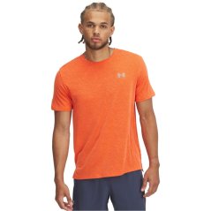 Under Armour Men's Launch Camo Short-Sleeve Performance Top Orange
