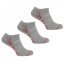 Claremont 3 Pack Fitness Socks Mens Grey/Red velikost 11-14
