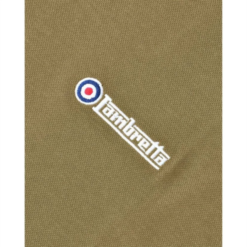 Lambretta Tipped Pique Tee Olive