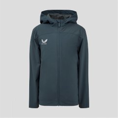 Castore Unisex Kids' Rain Anorak Jacket Dark Slate