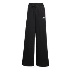 adidas Women's Open Hem Fleece Joggers Black/White