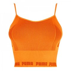 Puma Evoknit Crop Top Womens Burnt Orange