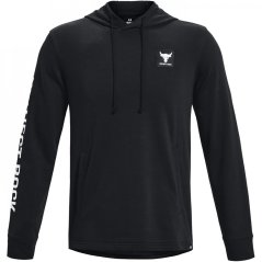 Under Armour Project Rock Terry Hoodie Black/White