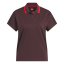 adidas Women's Go-To 2Btn Short Sleeve Performance Polo Shirt Aurora Ruby S25