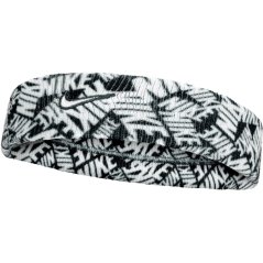 Nike Men's Dri-Fit Swoosh Headband Black/White