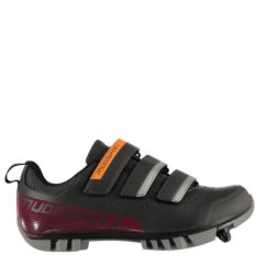 Muddyfox MTB100 Ladies Cycling Shoes Grey/Berry