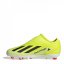 adidas X Crazyfast League Childrens Laceless Firm Ground Boots Yellow/Blk/Wht