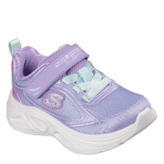 Skechers Kids' Casual Low-Top Trainers Lavender/Aqua