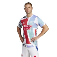 adidas Arsenal Pre Match Shirt 2024 2025 Adults Better Scarlet
