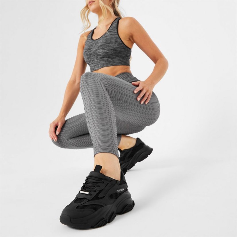 Miso Honeycomb Leggings Womens Grey