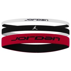 Air Jordan Sport Mixed Width Headbands (3 Pack) Black/Red
