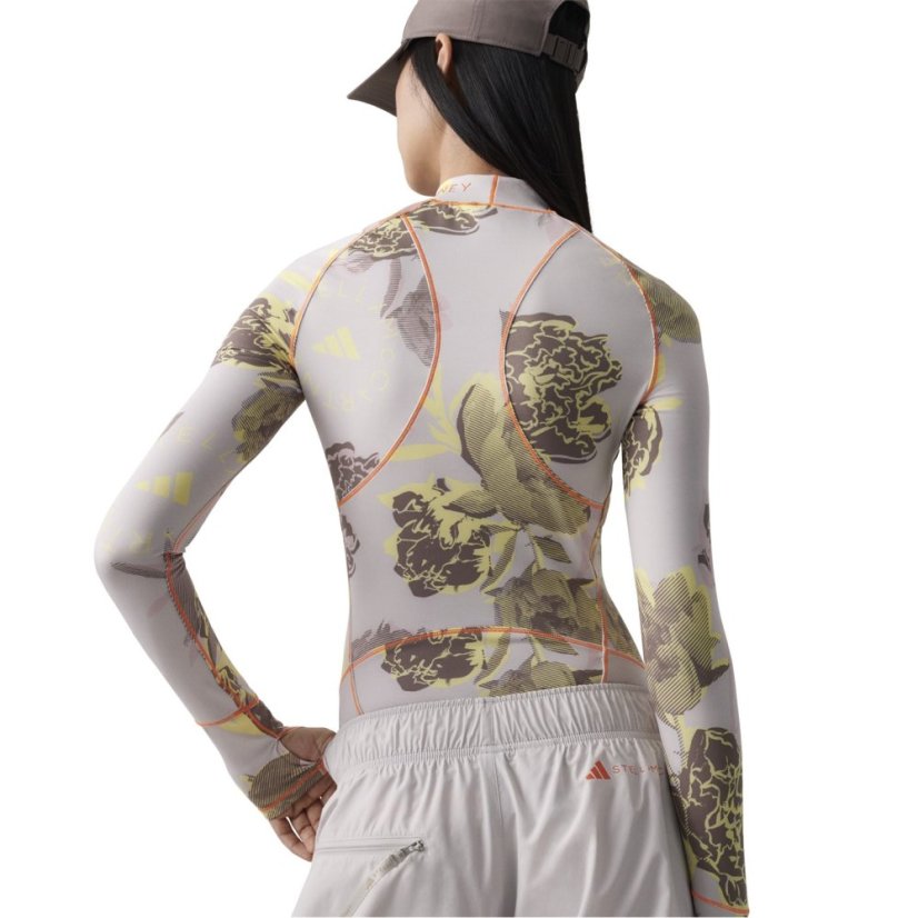 adidas Women's Asmc Long Sleeve Crop Top Grey