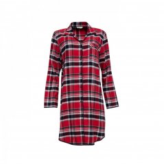 Cyberjammies Windsor Super Cosy Check Nightshirt Red Check