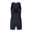 Slazenger LYCRA® XTRA LIFE™ Boyleg Swimming Suit Junior Girls Blue/Yel/Wht