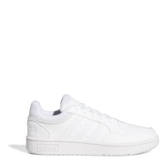 adidas Hoops 3.0 Ladies Trainers White/White