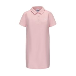 Slazenger Short Sleeve Polo Dress Womens Pink