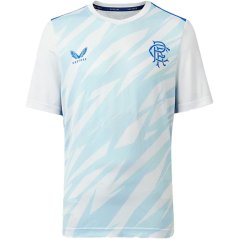 Castore Unisex Kids Domestic Football Shirt BWh/LapisBlue