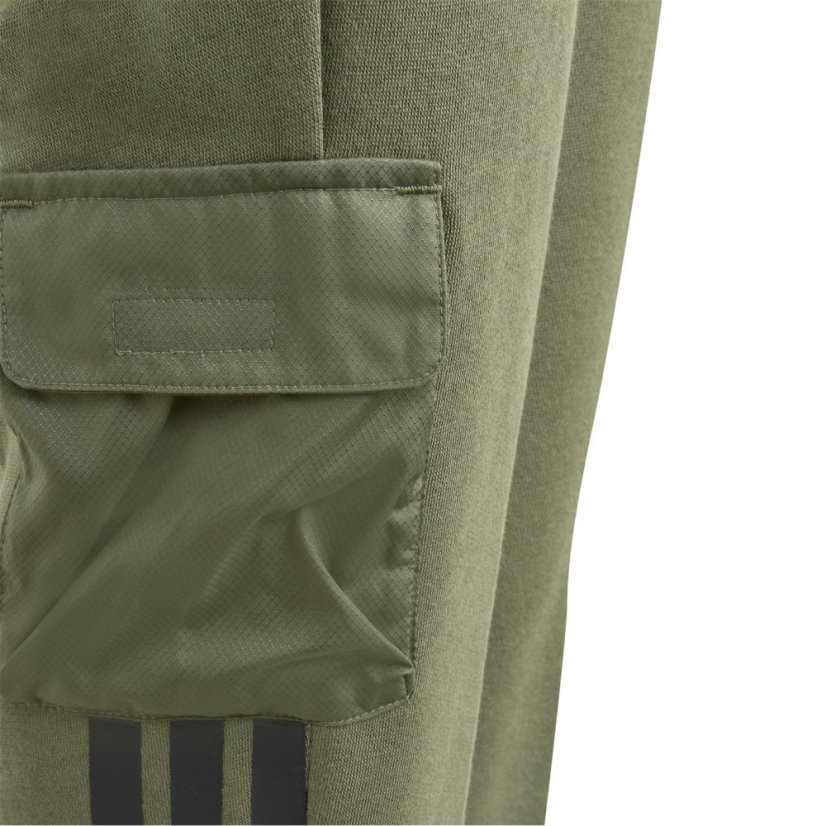 adidas Little Kids Utility Cargo Joggers Khaki