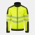 Dunlop Men's Softshell Waterproof Wind-Resistant Reflective Hi-Vis Jacket Yellow/Black
