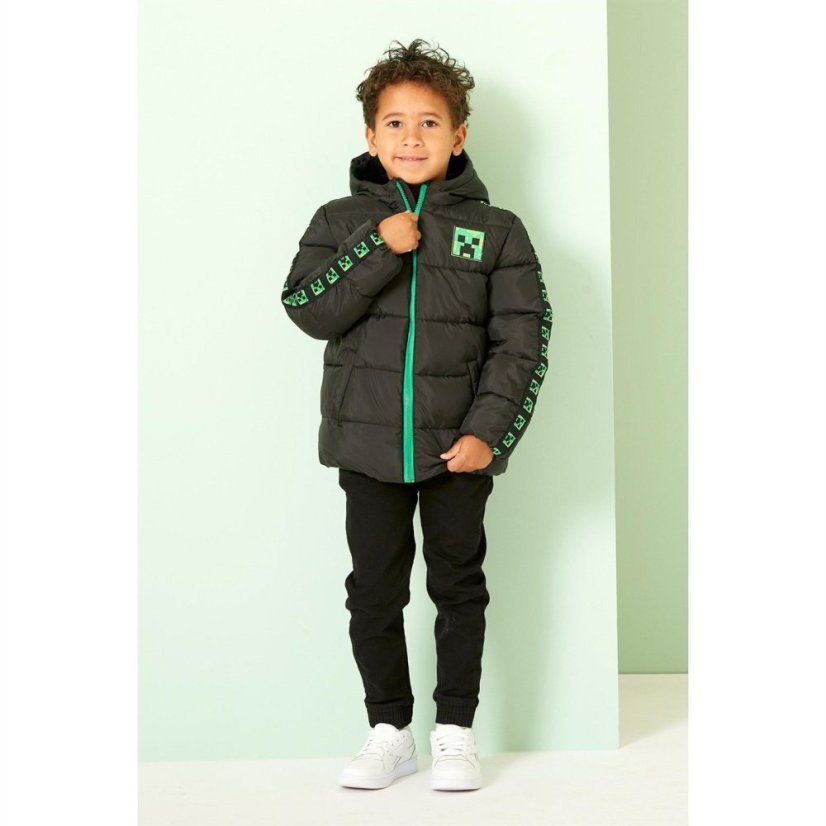 Character Boys Minecraft Padded Coat None