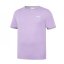 Slazenger Tipped T Shirt Mens Lavender