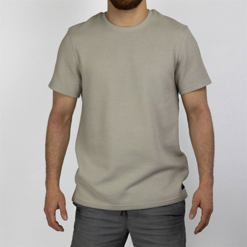 Firetrap Waffle Tee Sand