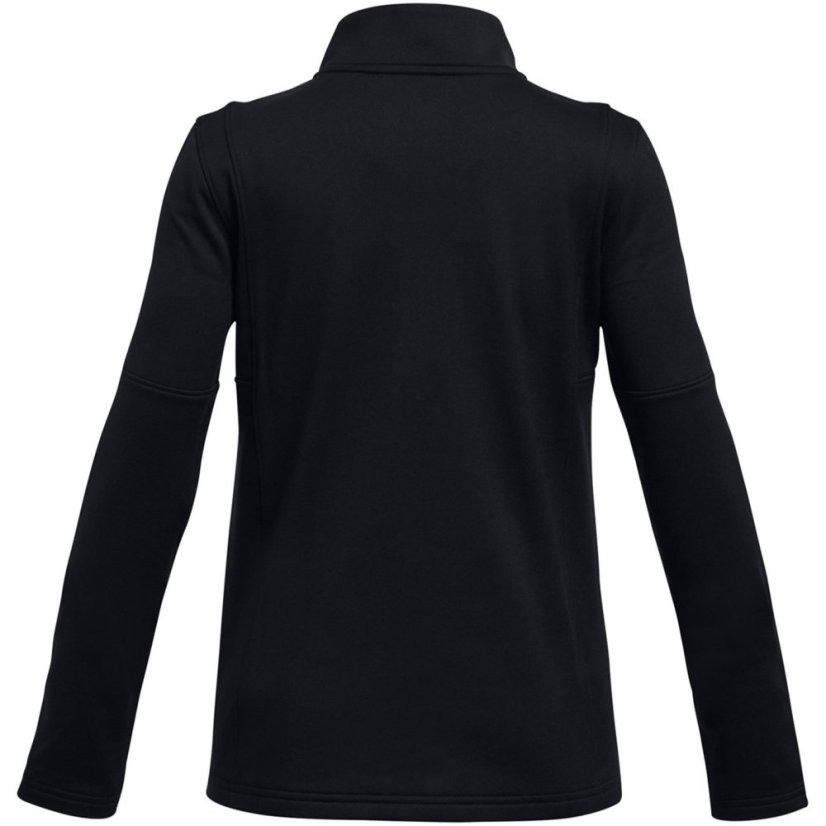 Under Armour Kids' Challenger Long Sleeve Half Zip Rain Anorak Black