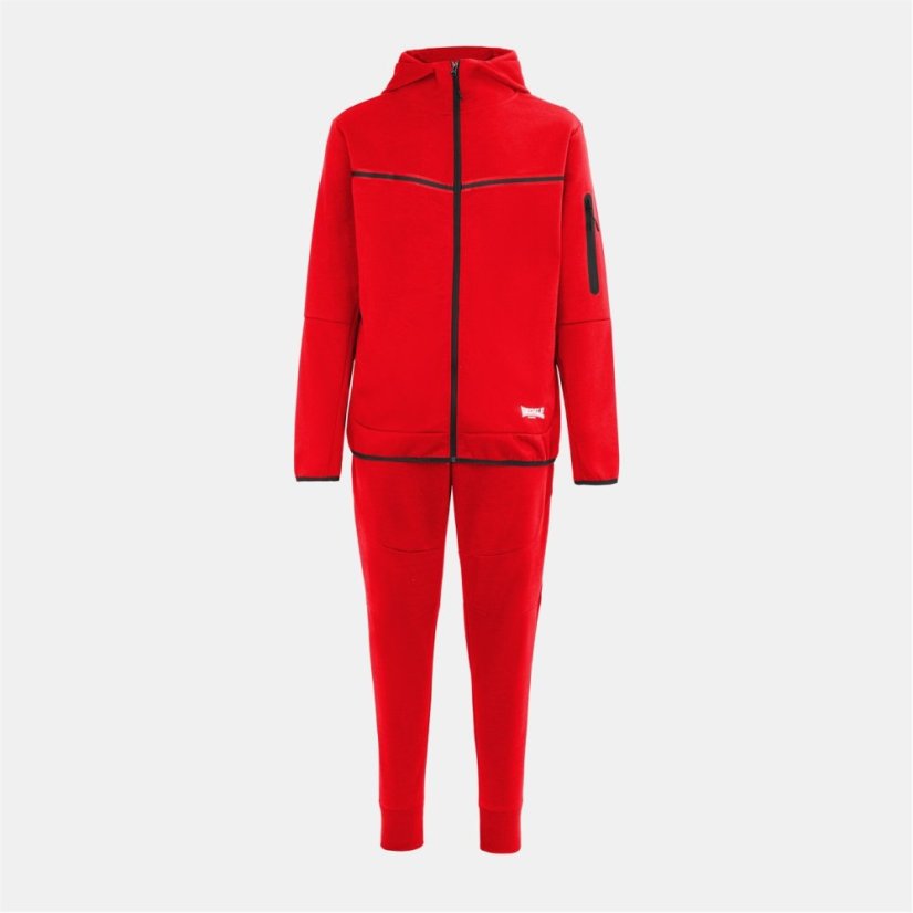 Lonsdale Track Suit Mens Red