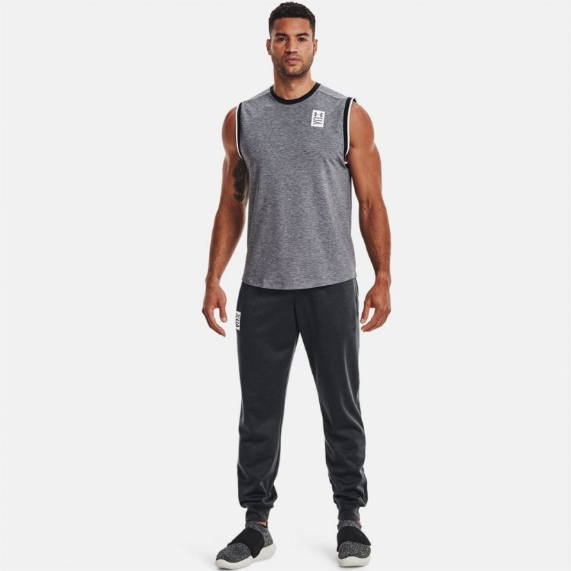 Under Armour Recover Sleeveless Top Black/ White