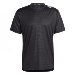 adidas D4T Strength Workout pánské tričko Black/Black