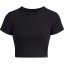 Under Armour Women's Rival Rib Crop Top Black