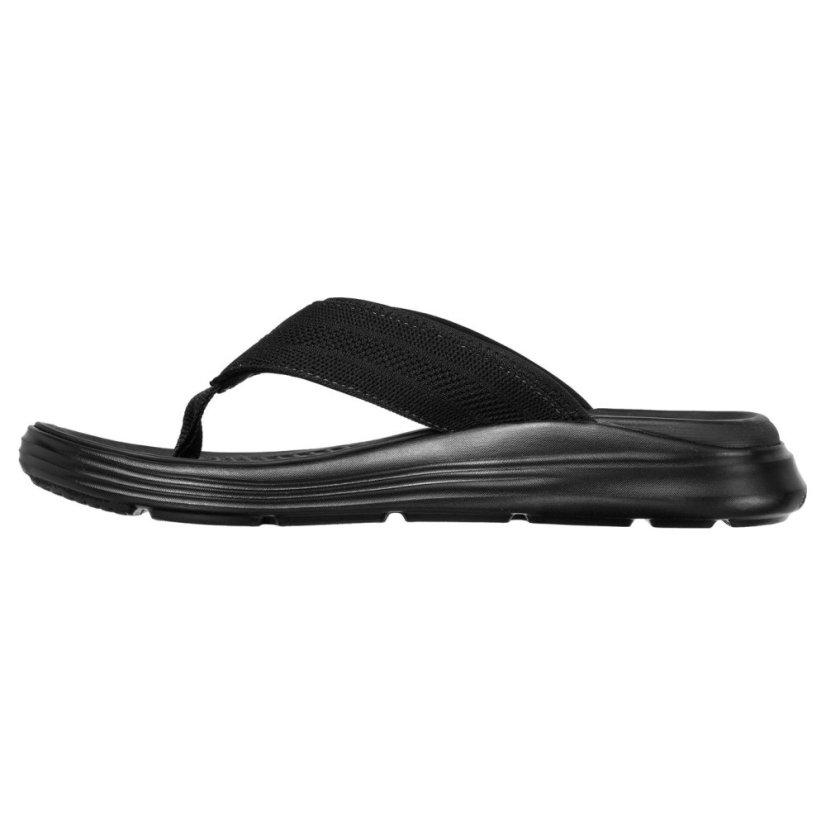 Skechers Sargo - Point Vista Flat Sandals Mens Black