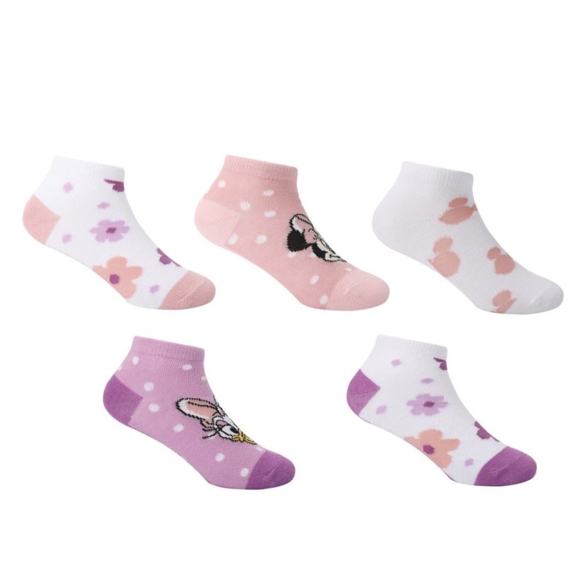 Character Trainer Sock 5pk Infant Minnie Friends