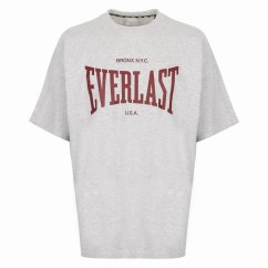 Everlast Men's Cotton Short Sleeve Crew Neck T-Shirt Grey