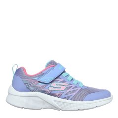 Skechers Microspec Runners Child Girls Purple/Pink