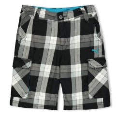 Puma Unisex Kids' Check Walking Shorts Multi