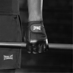 Everlast Leather Fitness Gloves Adults Black