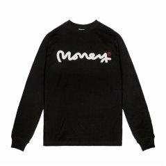 Money Club Long Sleeve Tee Jnr Black