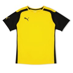 Puma Kids' Speed Jersey Short Sleeve Performance Gym Top Yellow