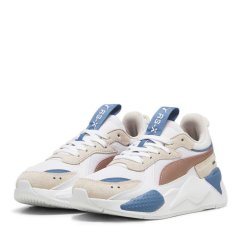 Puma Metallic Jr White/Pink