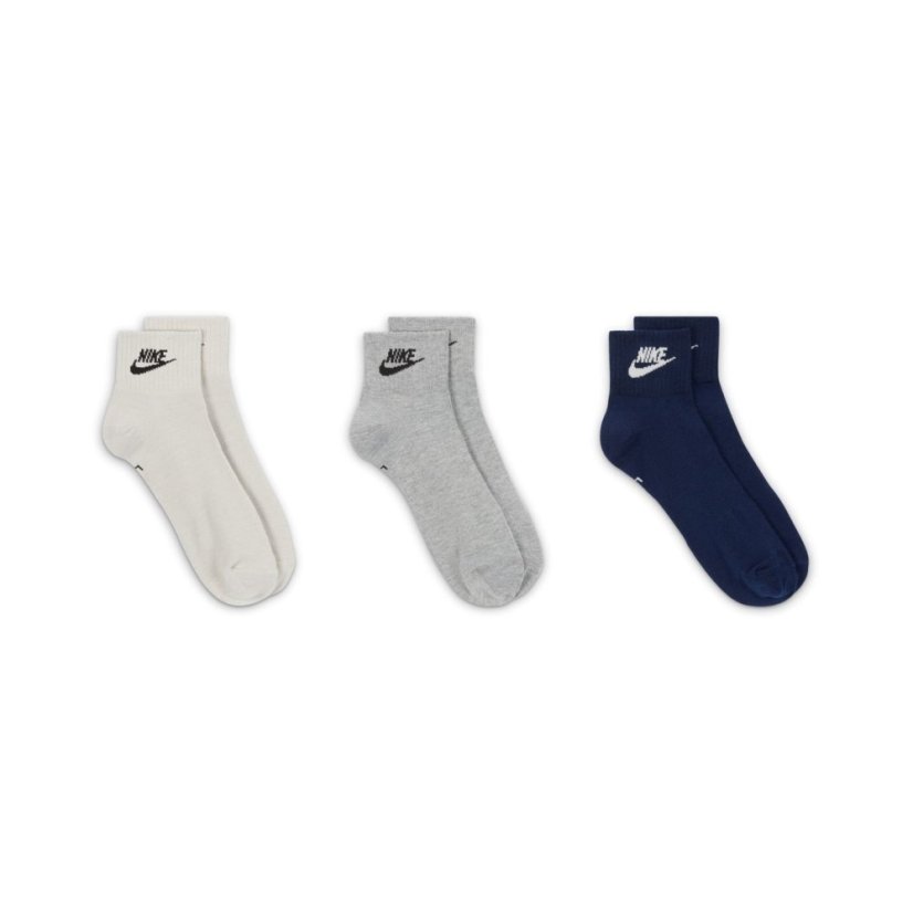 Nike Everyday Essential Ankle Socks (3 Pairs) Multi