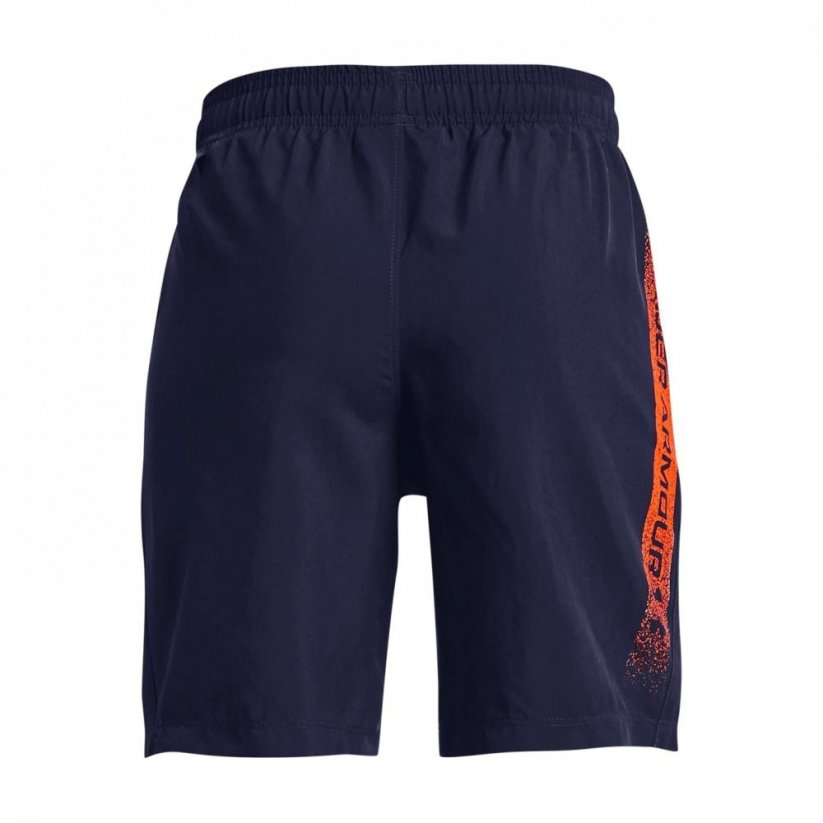 Under Armour Woven Graphic Shorts Junior Boys Navy/White