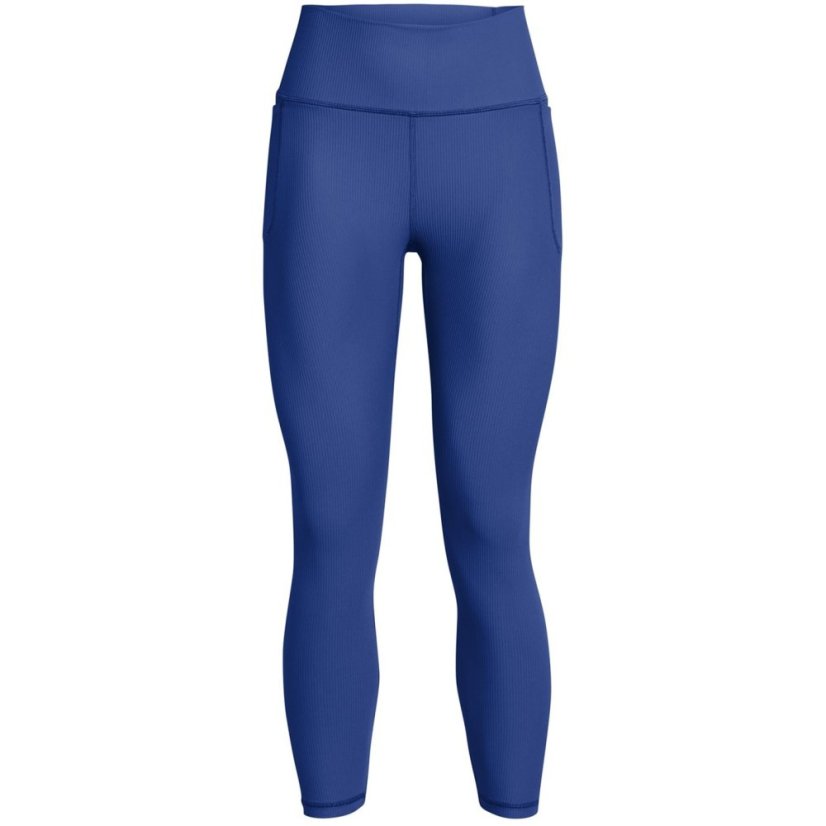 Under Armour Women's Meridian Rib Performance Gym Leggings Blue