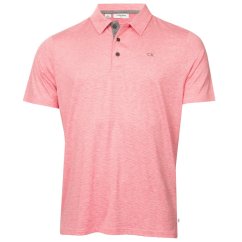 Calvin Klein Golf Men's Short-Sleeve Performance Polo Shirt Pink