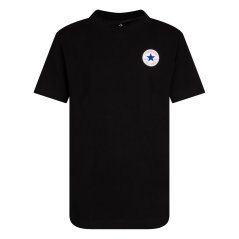 Converse Kids' Printed Regular Fit T-Shirt Black