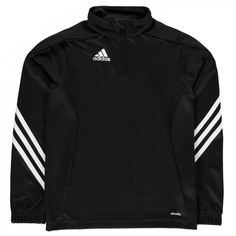 adidas Sereno Long Sleeve Top Junior Boys Black/White
